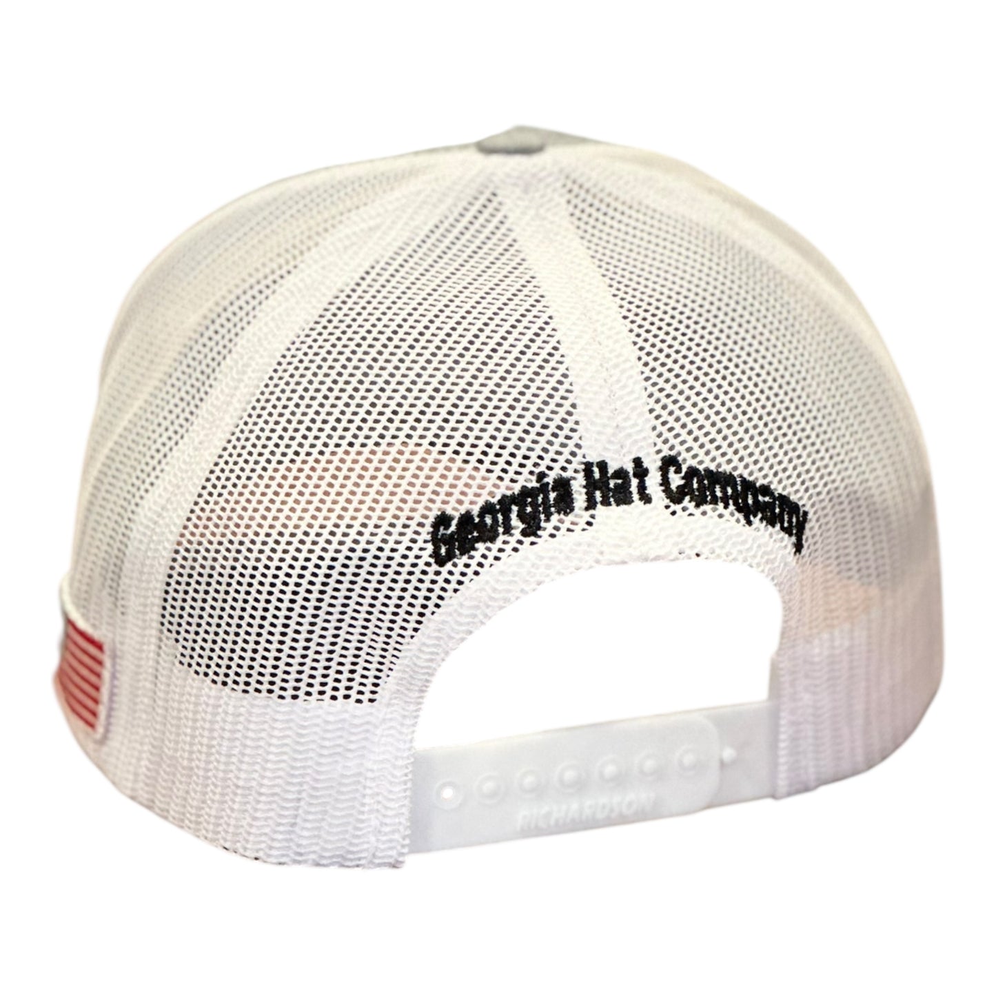 GHC's "In God We Trust" PUMPKIN CENTER Patch Hat Richardson 112 Hthr Grey/White