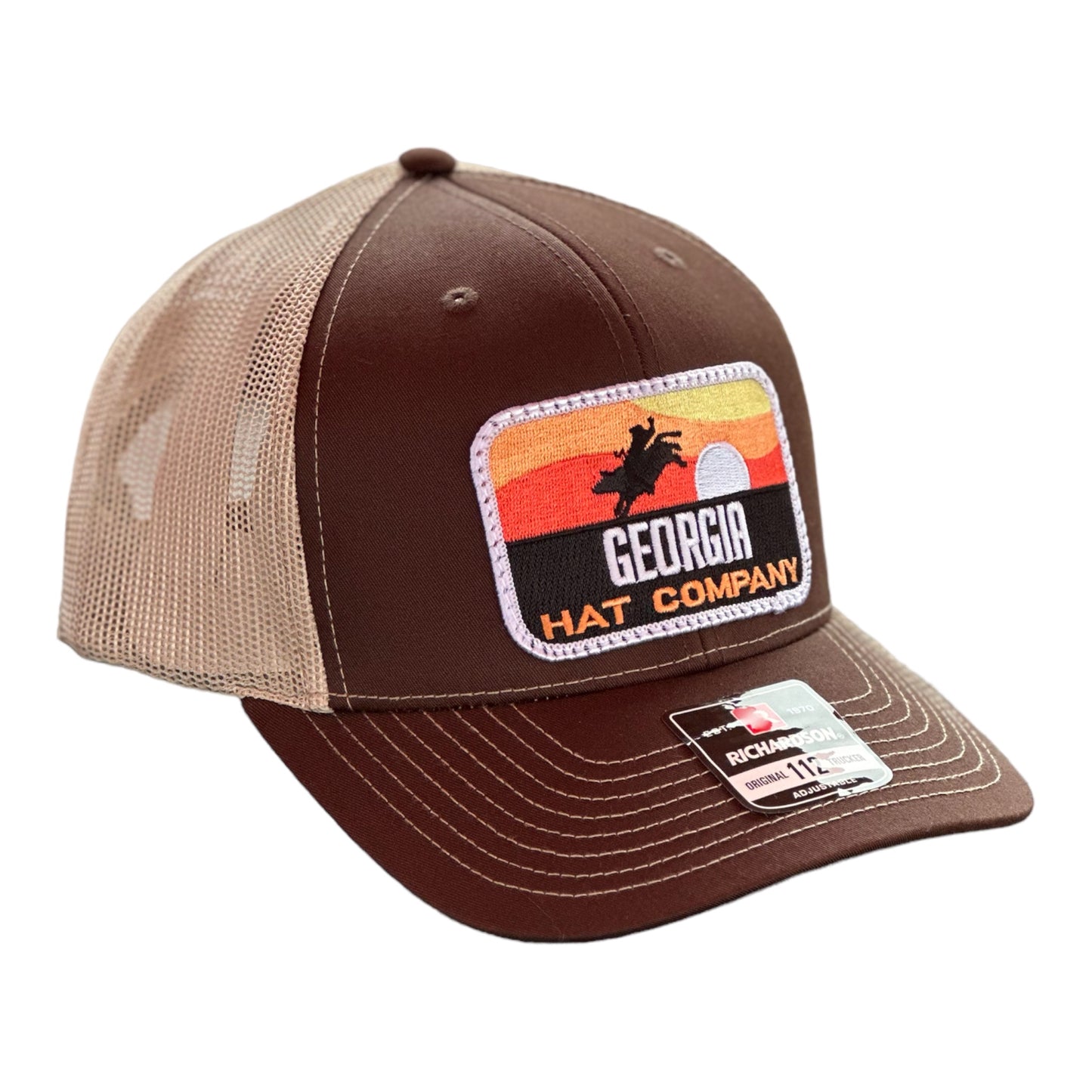 Georgia Hat Company’s “Bull Rider” Richardson 112 Chocolate/Khaki