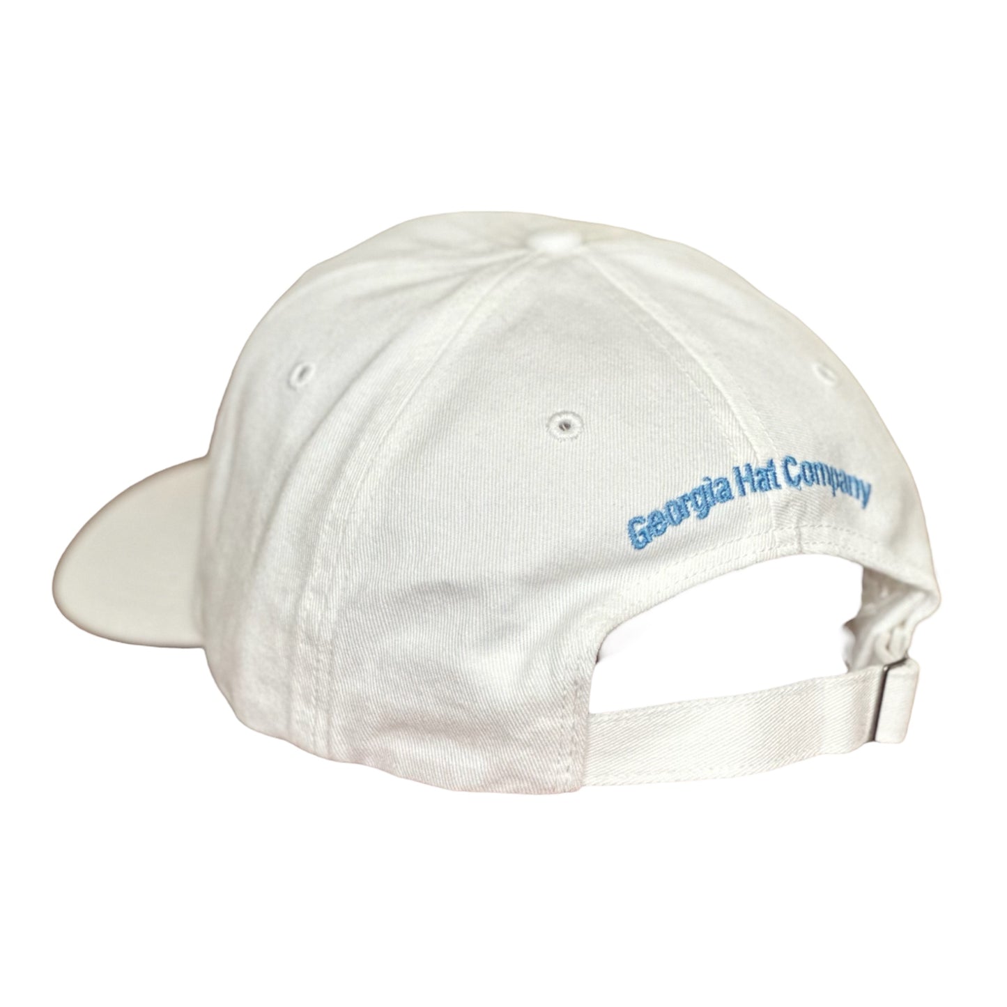 3-D EMBROIDERED R55 "DAD HAT" WHITE/COLUMBIA BLUE