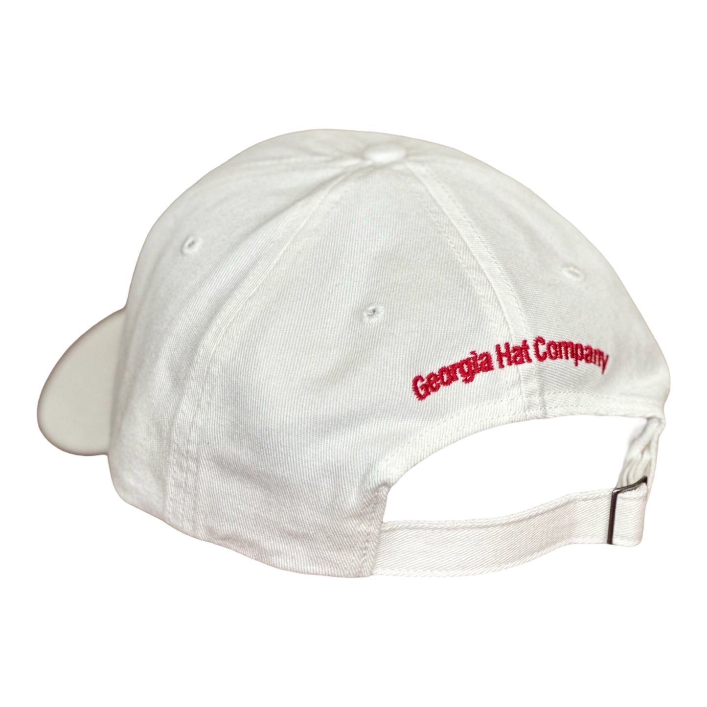 3-D EMBROIDERED R55 "DAD HAT" WHITE/RED