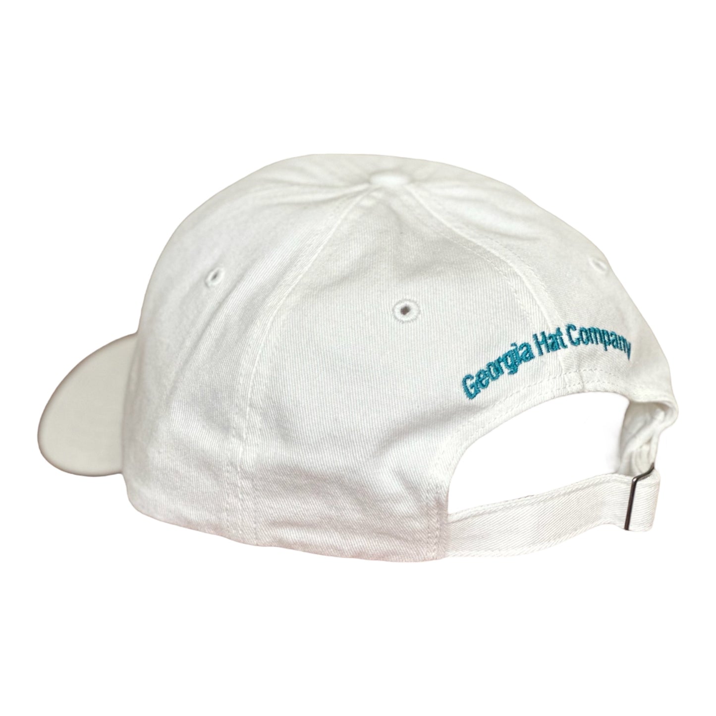3-D EMBROIDERED R55 "DAD HAT" WHITE/TEAL