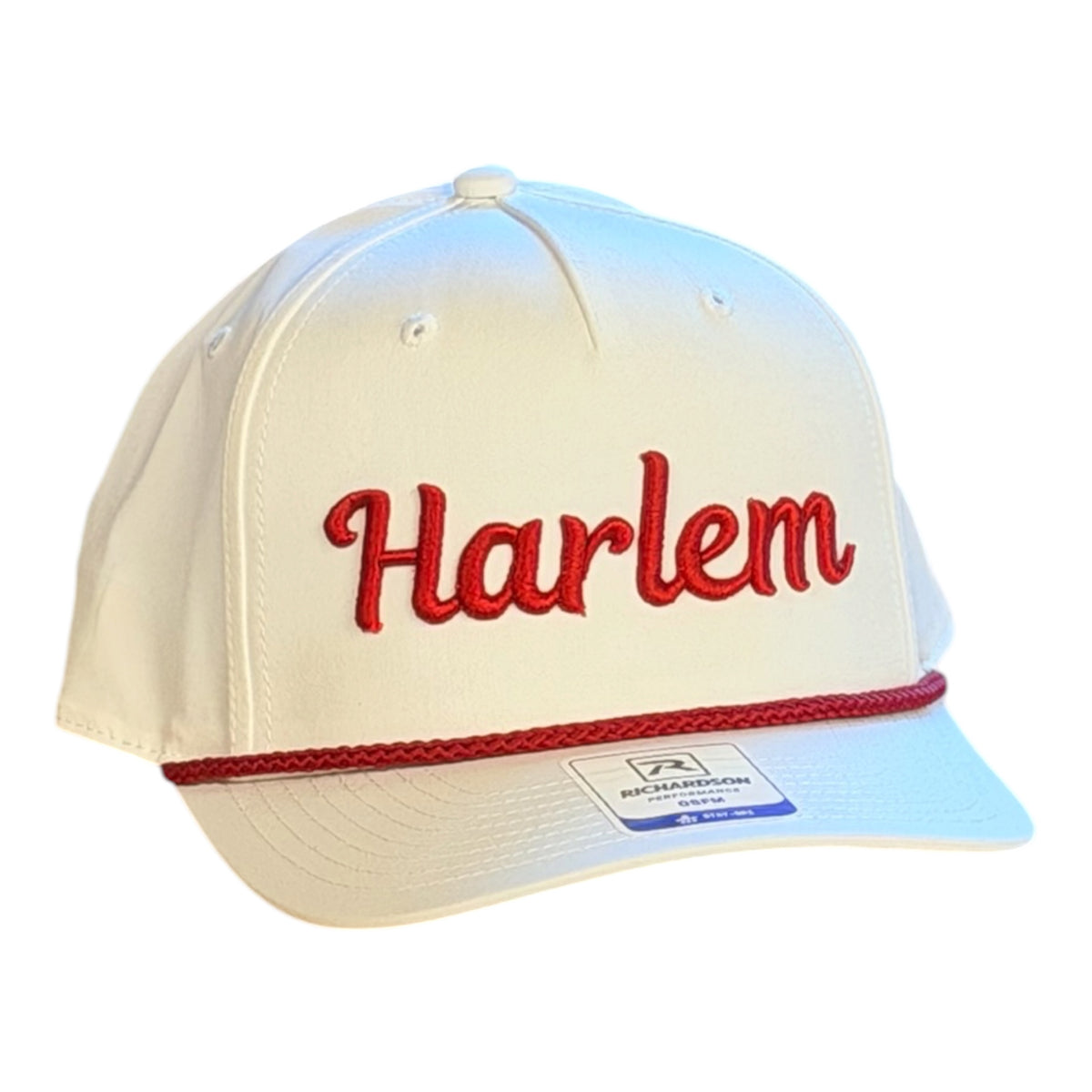 3D Puff Harlem (SCRIPT) Richardson 258BR/White