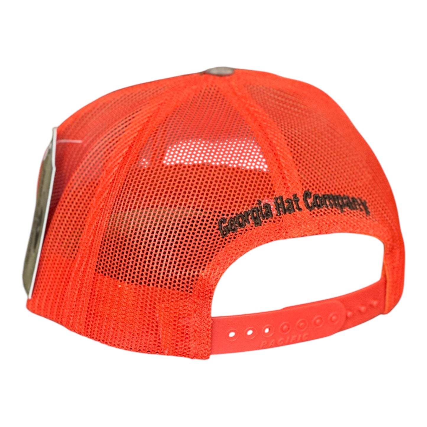 3-D Embroidered Georgia Hat Company Logo Mossy OakBreak Up Country/Orange