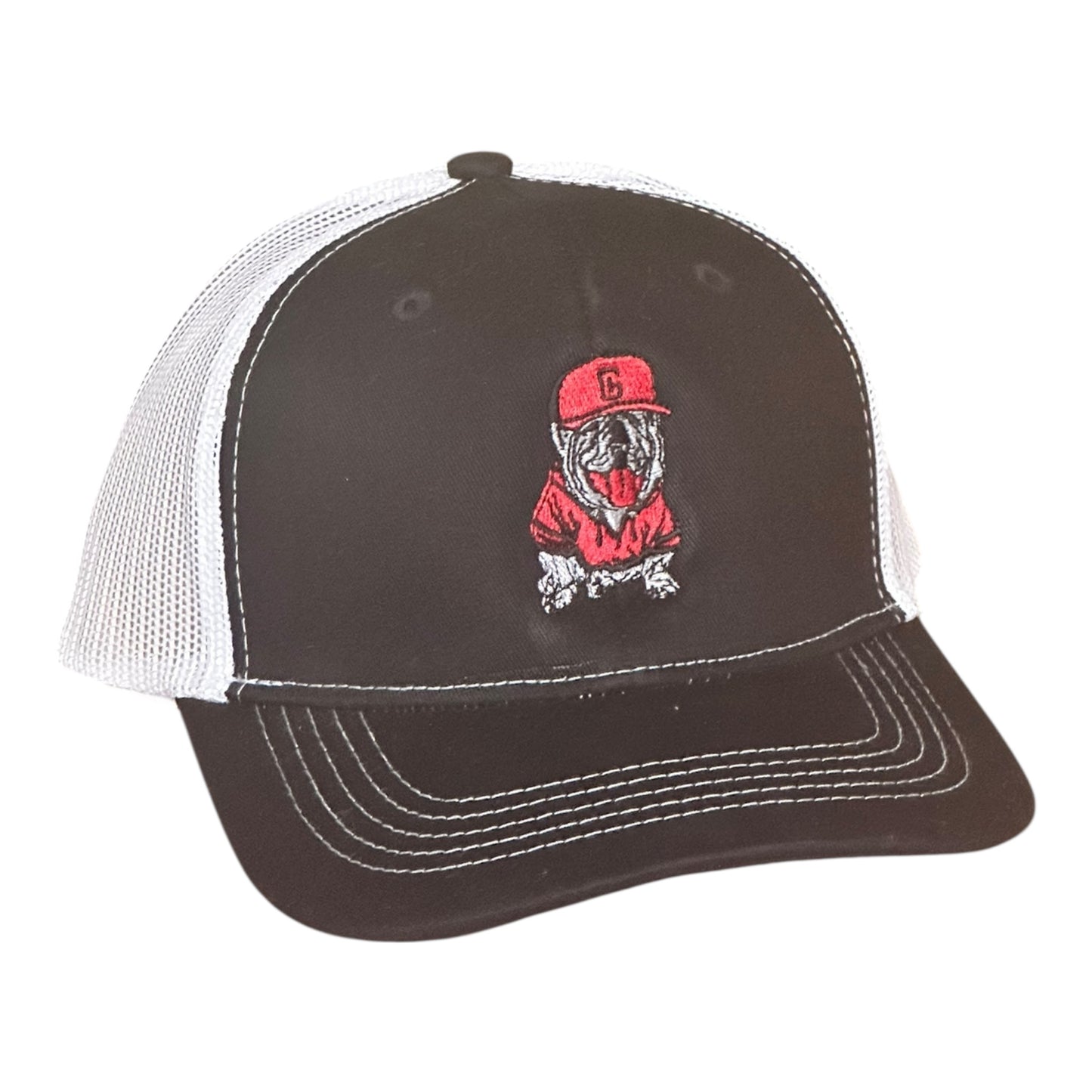 YOUTH-GHC's Embroidered Bulldog Black/White