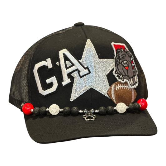 Georgia Hat Company's Custom Decorated Bulldog Hat