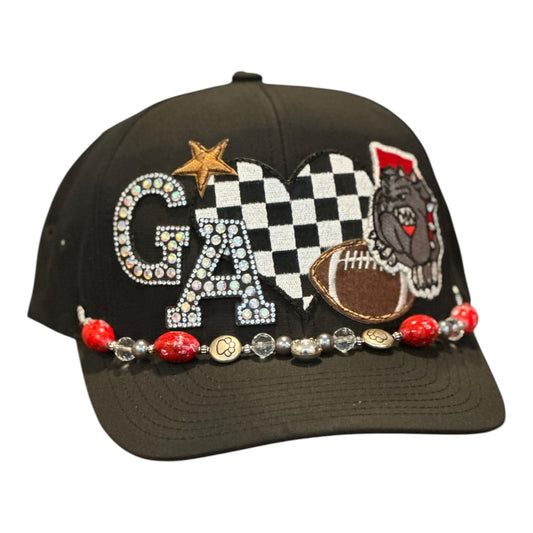 Georgia Hat Company's Custom Decorated Bulldog Hat