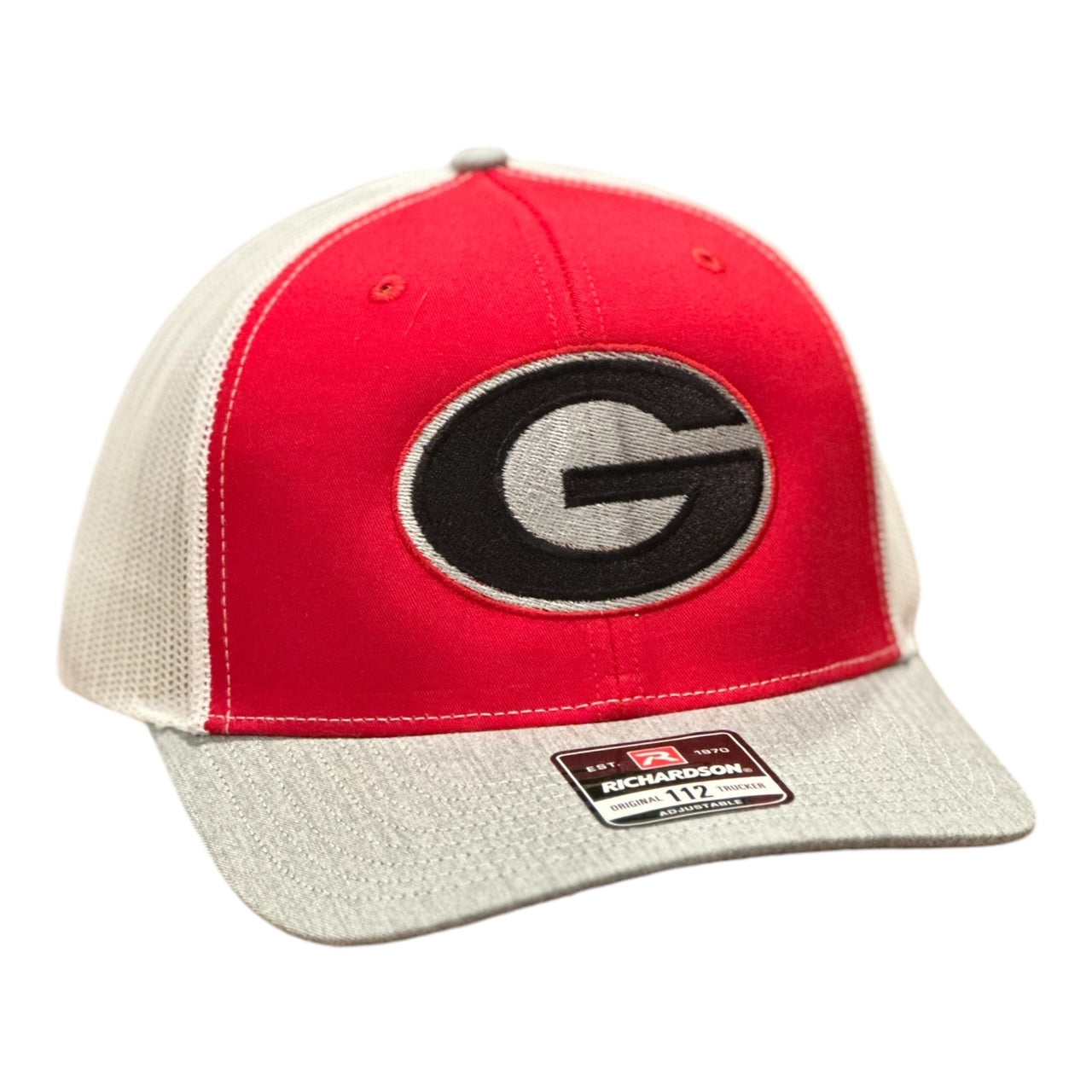 GHC's Embroidered Bulldog "G" Richardson 112 Red/White