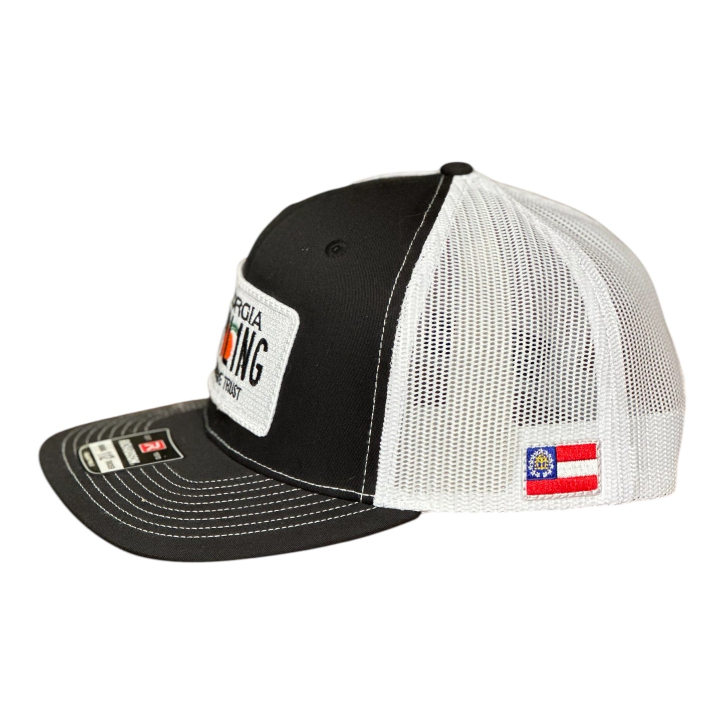 GHC's "In God We Trust" APPLING Patch Hat Richardson 112 Black/White