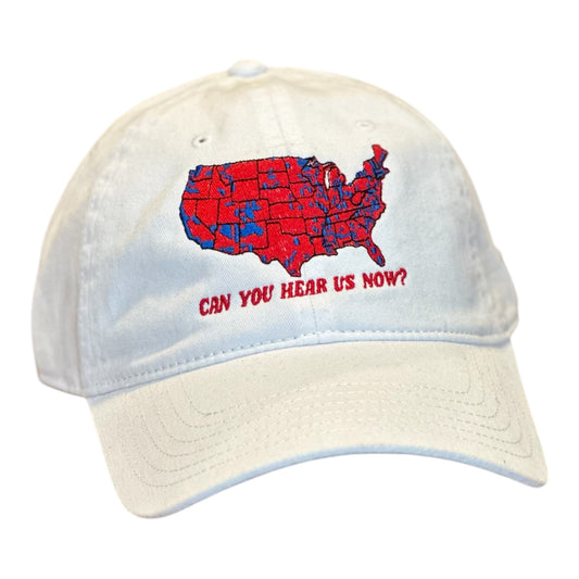 GHC's Embroidered "Can You Hear Us Now? Richardson326/White