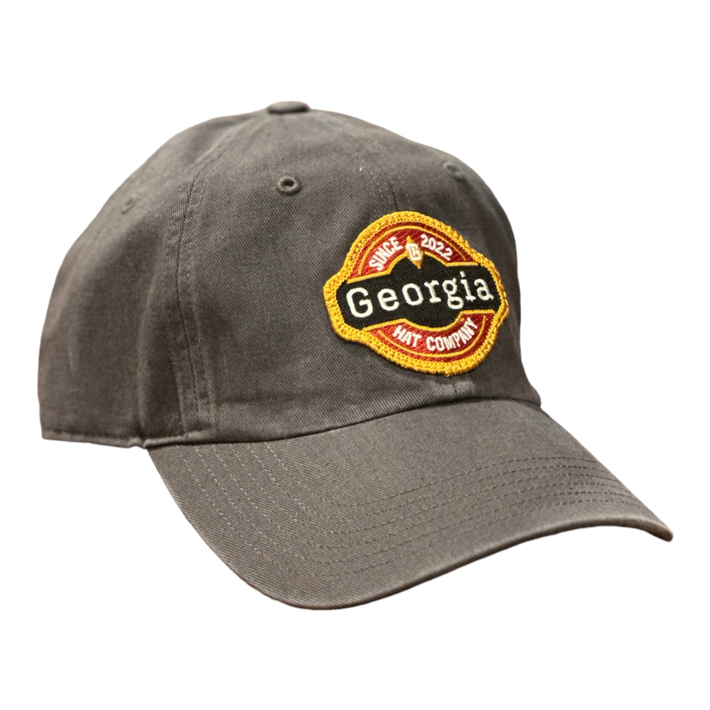 "Georgia Gold" Richardson R55 Chino Dad Hat/Charcoal