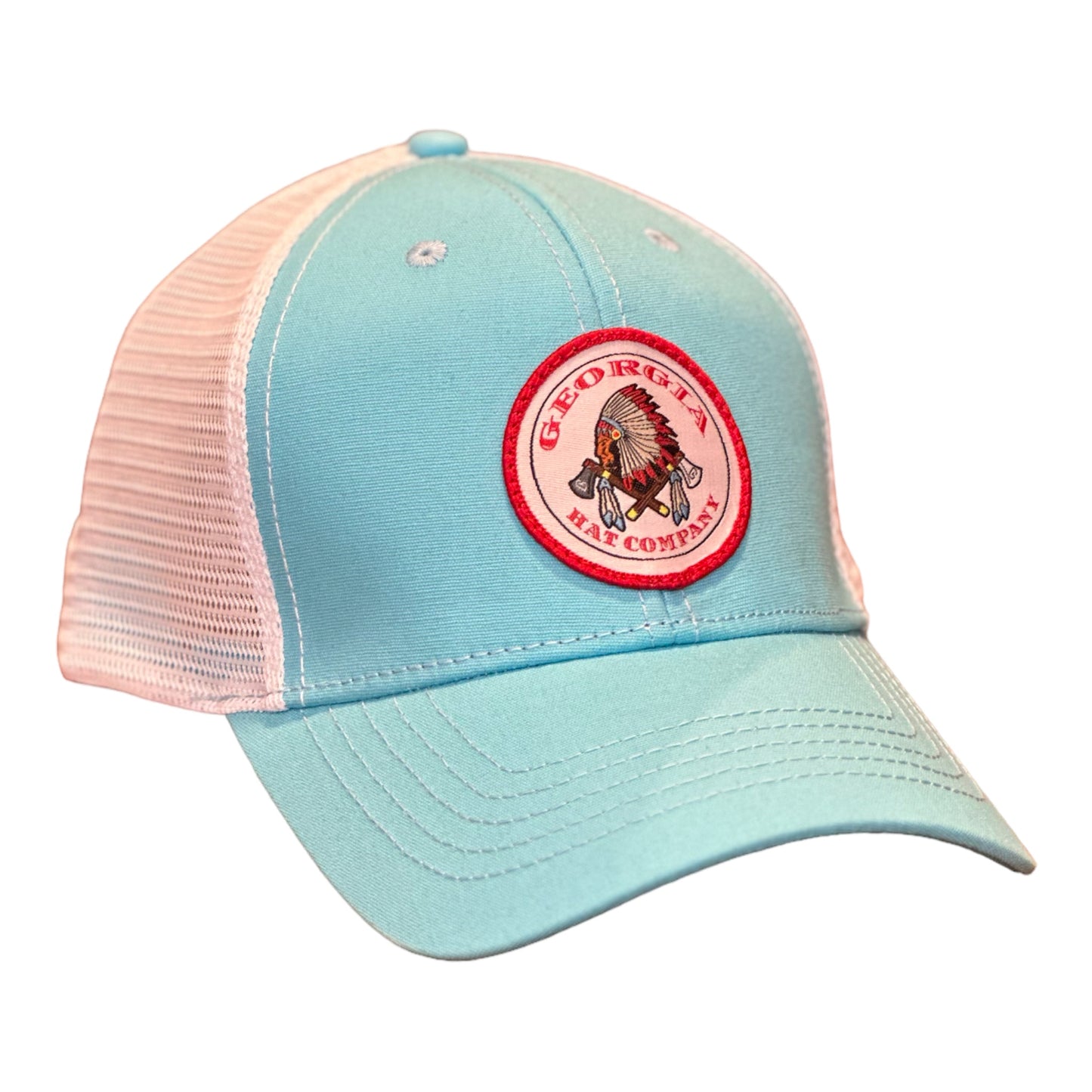 GHC's Goat Rope Infinity Women's Trucker Lt Blue/White