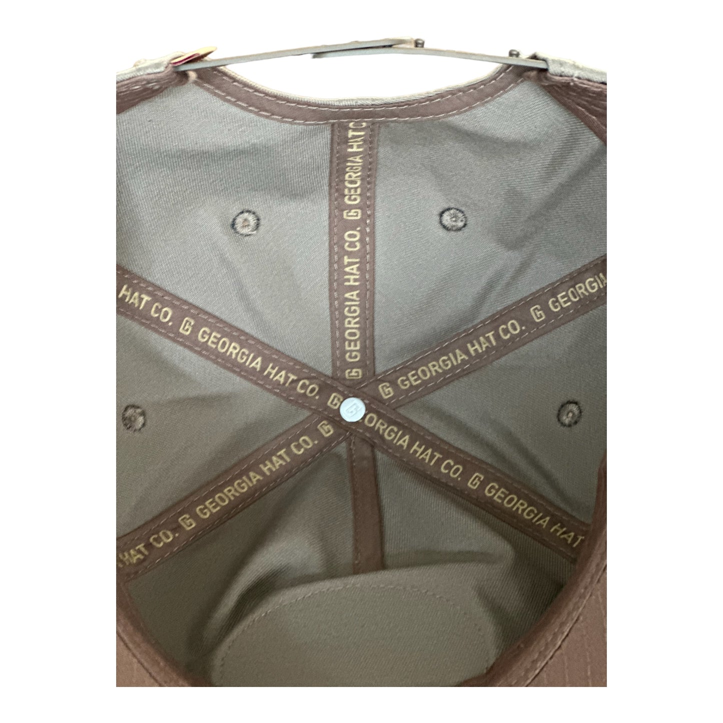 Georgia Hat Company's "A'IGHT NOW" 5 Panel Braided Snapback/Khaki