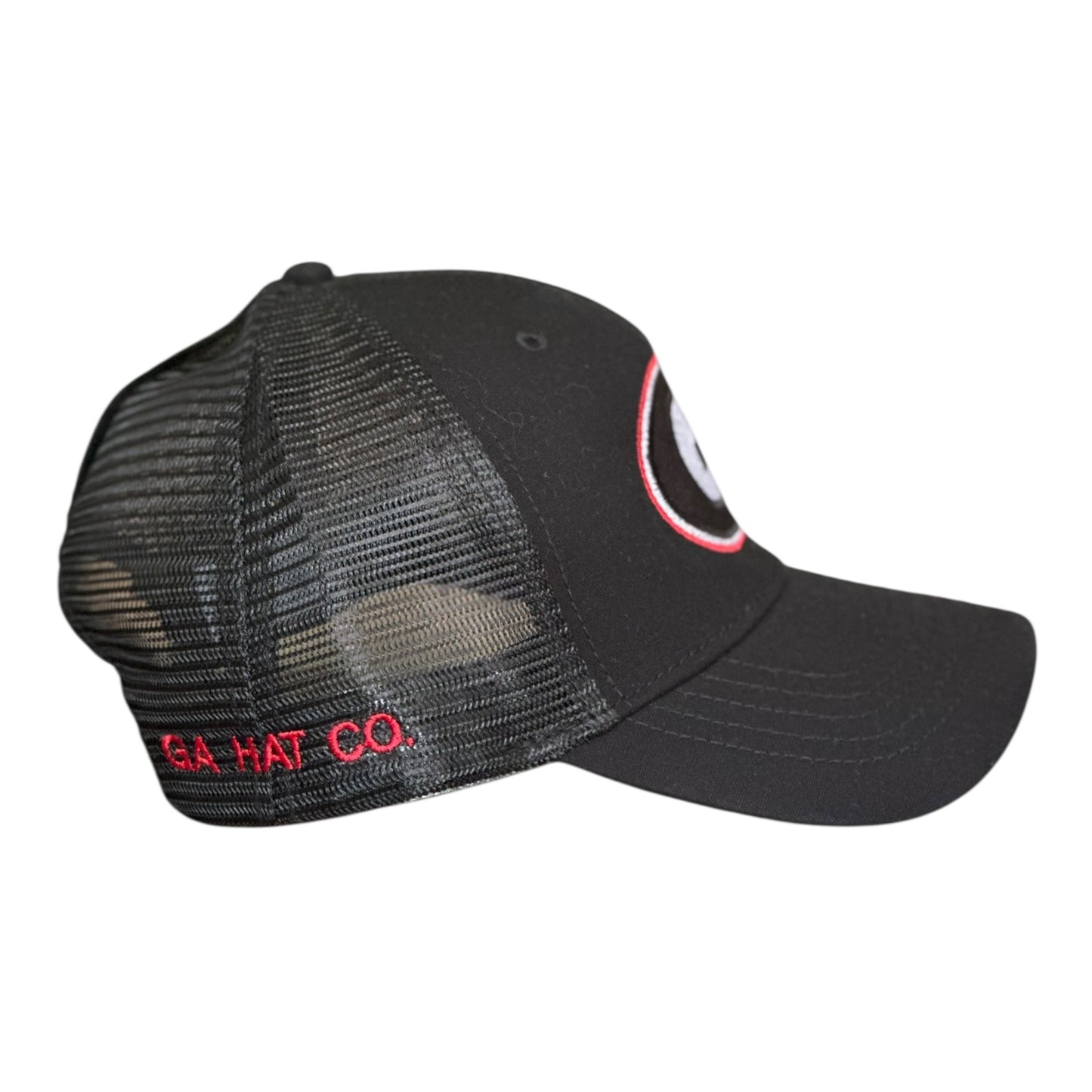 GHC's Embroidered Bulldog "G" Infinity Women's Trucker/ Black
