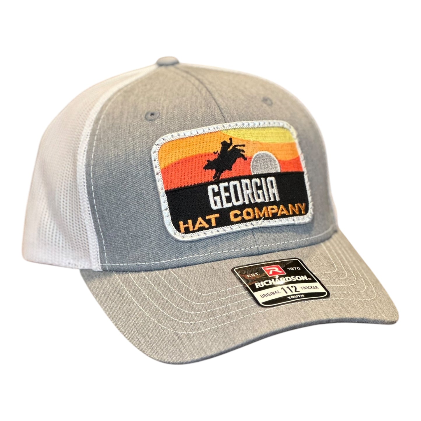 Georgia Hat Company’s “Bull Rider” Richardson 112 Heather Grey/White