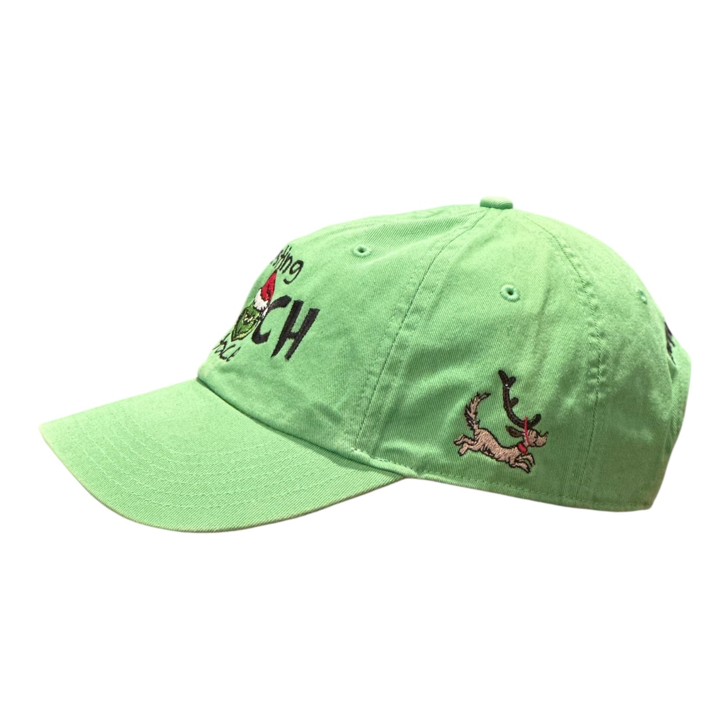 GHC's Christmas "Resting Grinch Face" Richardson 320 Chino Dad Hat/Green