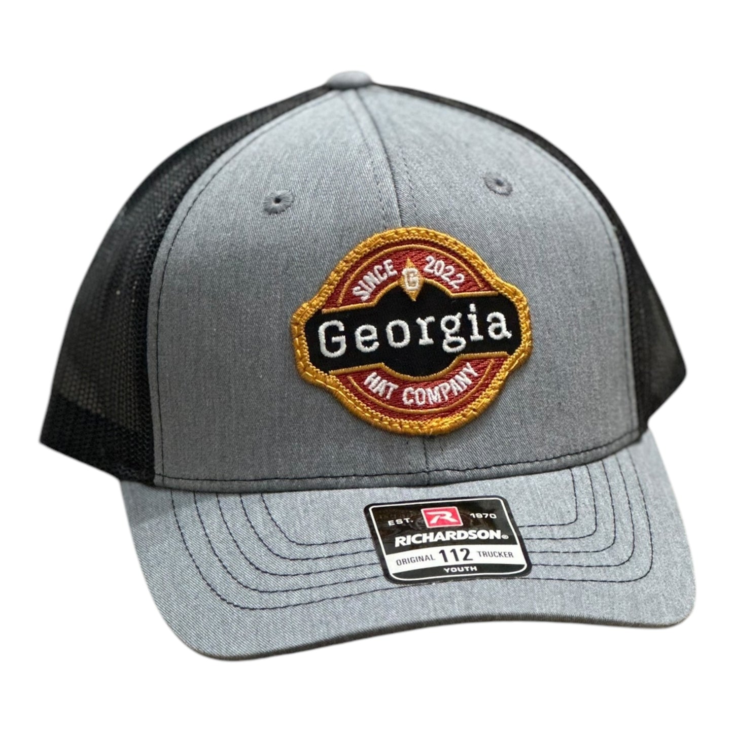 "Georgia Gold" Richardson 112 Heather Grey/Black