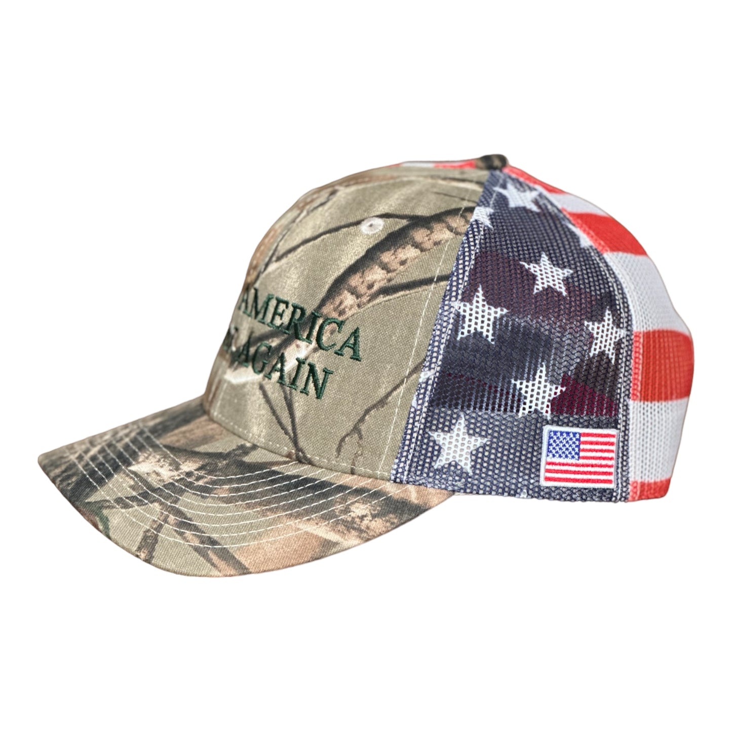 GHC's "MAKE AMERICA GREAT AGAIN" w/5.56 Bullet Stars & Stripes Camo/Green