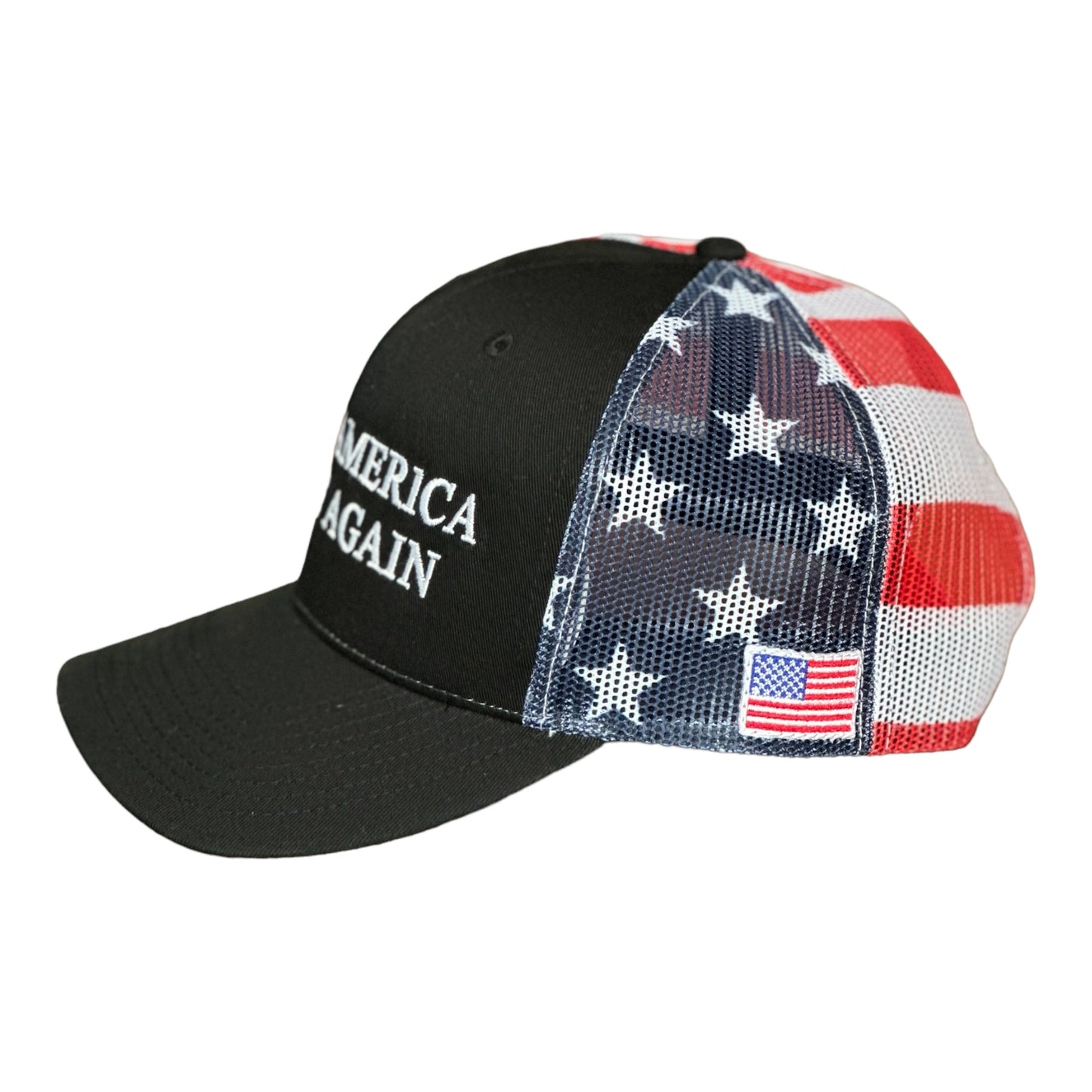 GHC's "MAKE AMERICA GREAT AGAIN" w/5.56 Bullet Stars & Stripes Black/White