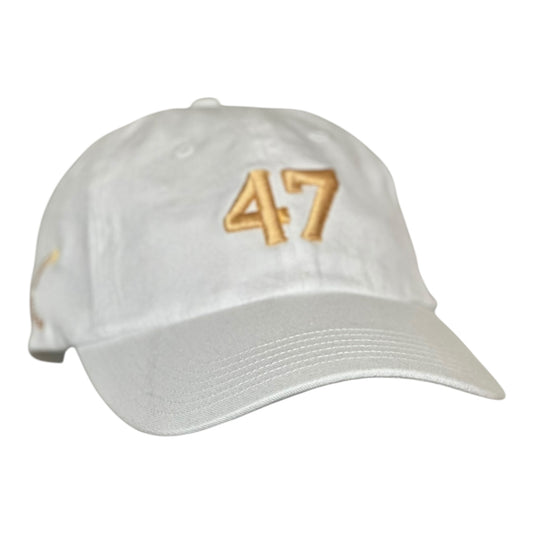 GHC's Charlie Kirk "47" Richardson R55 Chino Dad Hat/White