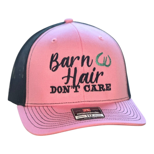 GHC's "Barn Hair Don't Care" Richardson 112 Pink/Black