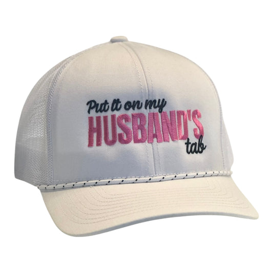 GHC's "Put It On My Husband's Tab" 104BR/White
