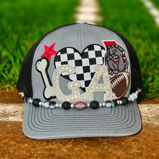 Georgia Hat Company's Custom Decorated Georgia Bulldog Hat