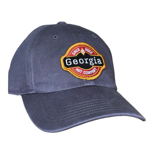 "Georgia Gold" Richardson 320 Chino Dad Hat/Charcoal