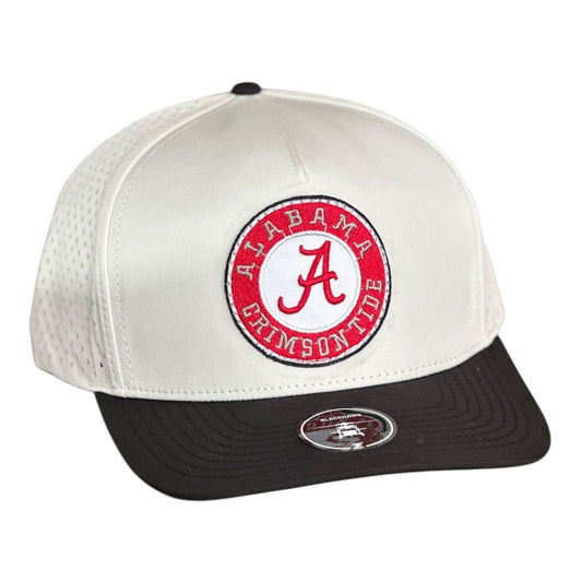 GHC's "Alabama" Patch Hat Zapped Blackhawk/White and Black