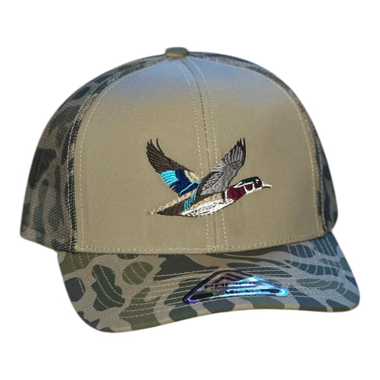 GHC's Embroidered Weekender "DUCK" Camo Snapback P686 Khaki/Camo