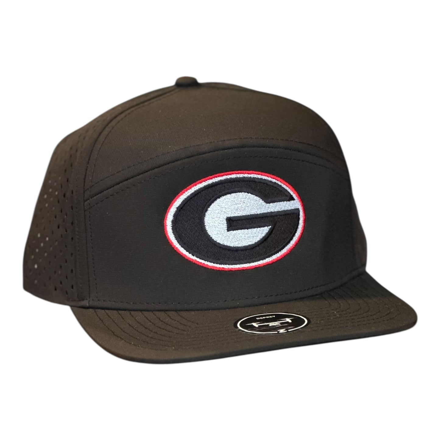 YOUTH GHC's Embroidered Bulldog "G"  Zapped Headwear-Osprey/Black