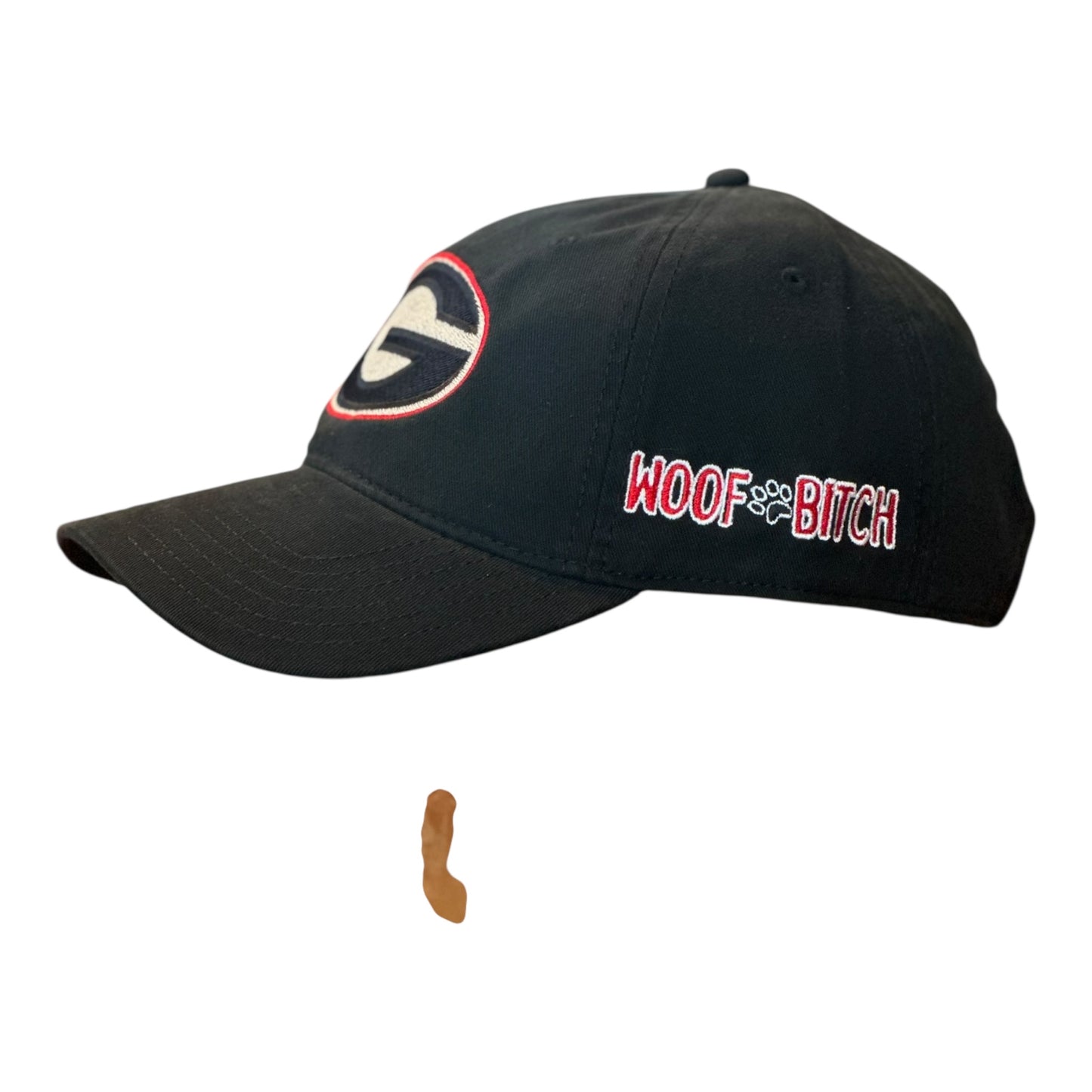 GHC's Embroidered "G" and a Side of Woof Bitch Richardson R55 Dad Hat/Black