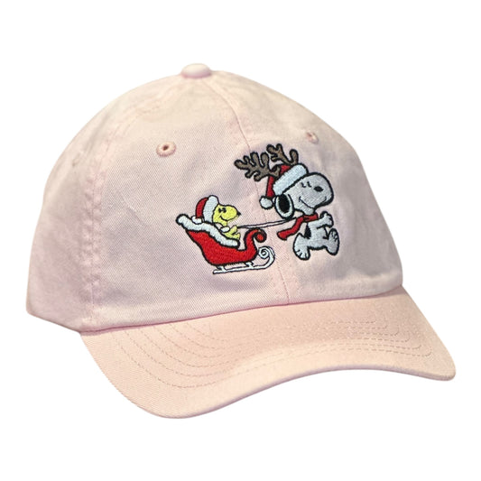 YOUTH- GHC's Embroidered Christmas Snoopy/Woodstock Authority/Pink