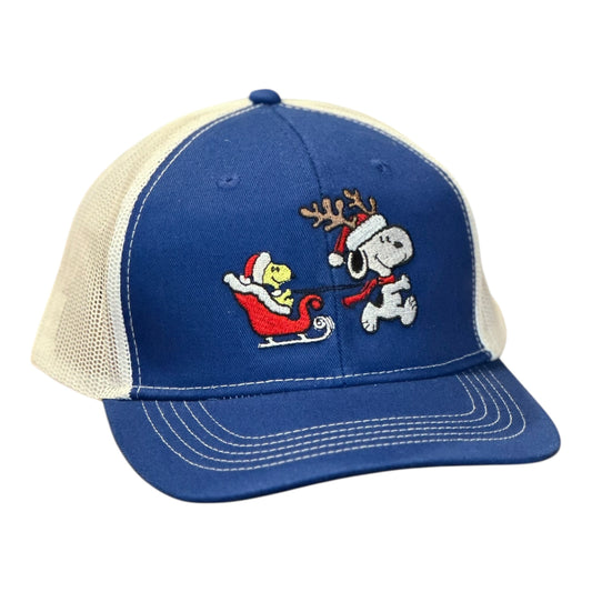 YOUTH- GHC's Embroidered Christmas Snoopy/Woodstock Authority/Blue/White