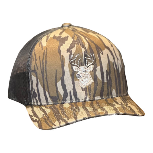 GHC's "WHAT THE BUCK?" MOSSY OAK BOTTOMLAND CAMO /BLACK