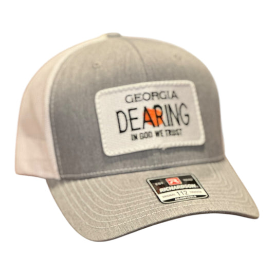 GHC's "In God We Trust" DEARING Patch Hat Richardson 112 Hthr Grey/White