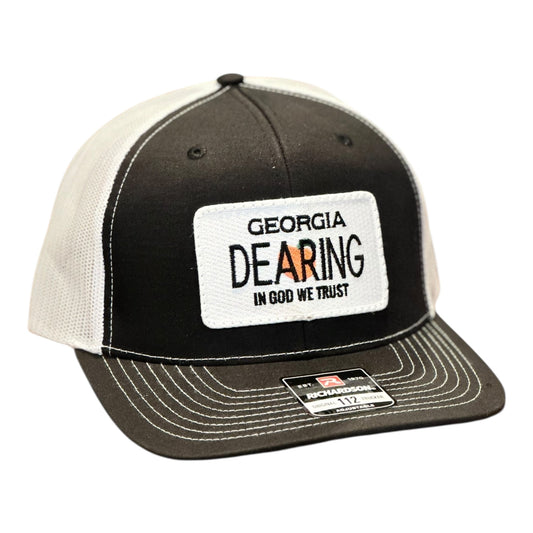 GHC's "In God We Trust" DEARING Patch Hat Richardson 112 Black/White