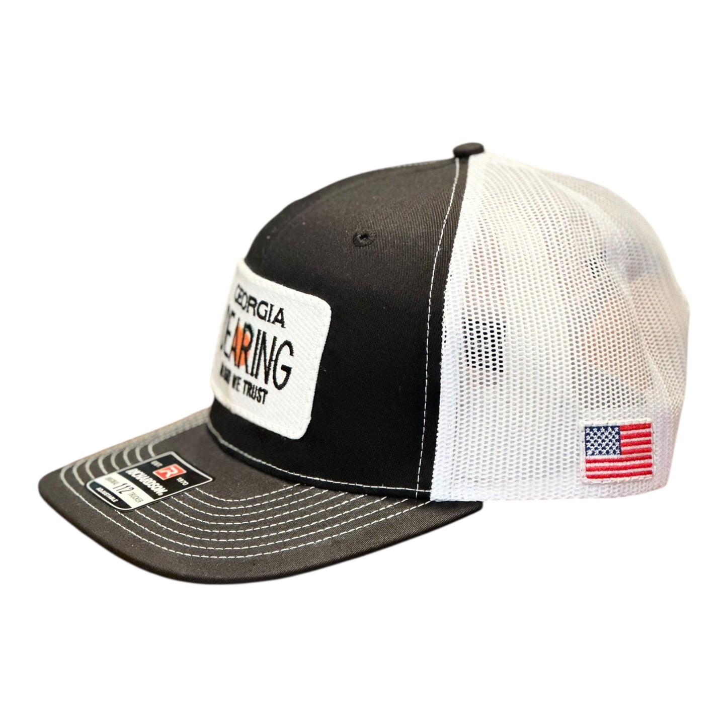 GHC's "In God We Trust" DEARING Patch Hat Richardson 112 Black/White