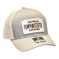 GHC's "In God We Trust" PUMPKIN CENTER Patch Hat Richardson 112 Hthr Grey/White