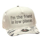 GHC's Embroidered "I'm the Friend in Low Places" Zapped Patriot/Camo Grey