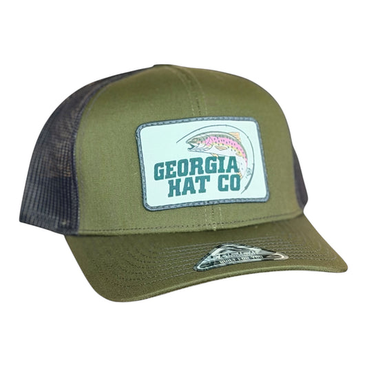 Hooked on the Georgia Rainbow/Richardson GHC104S/ OD Green/Black