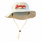 Georgia Hat Company Bucket/Boonie-White w/Red