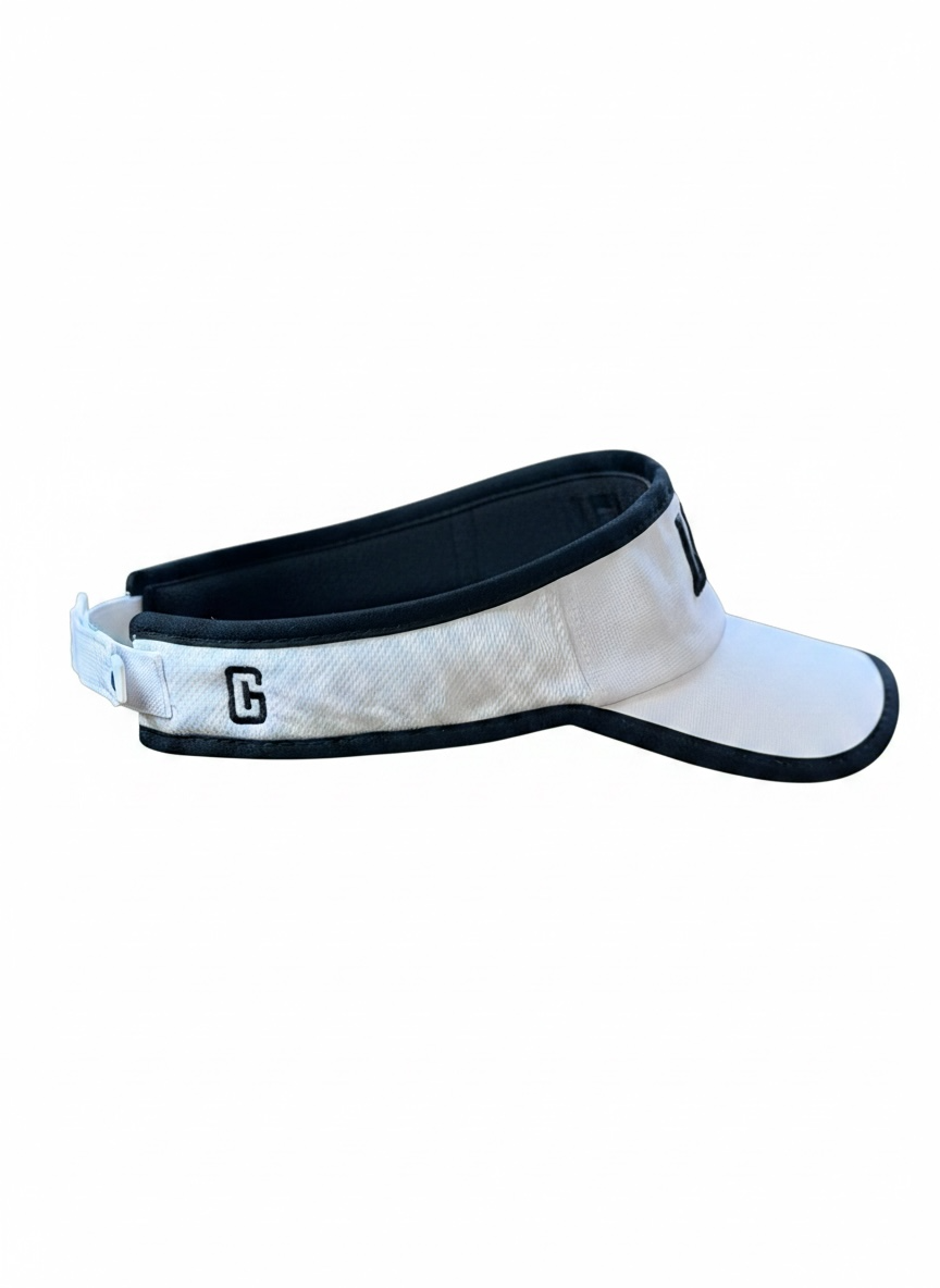 GHC Embroidered "Local" 510 V Lite All-Sport Visor/White w/Blk