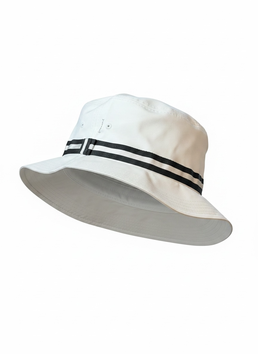 GHC Logo Imperial Oxford Performance Bucket Hat/White w/Blk