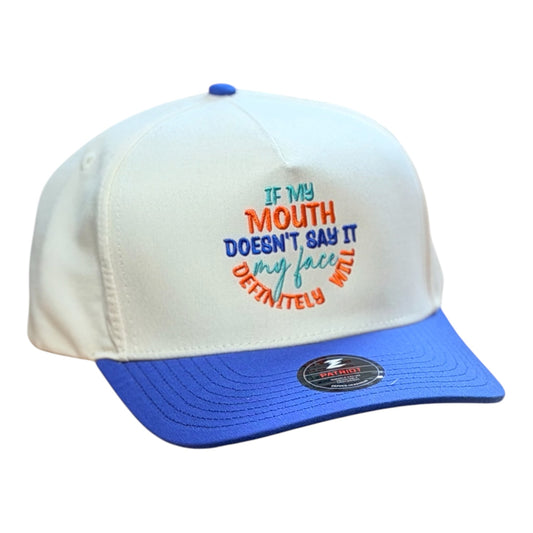 If My Mouth Doesn't Say It...Zapped Patriot-Khaki/Blue