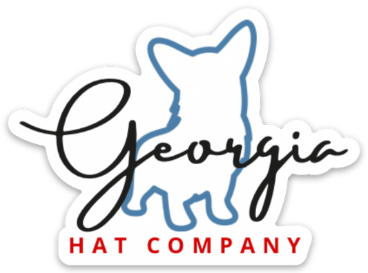 Corgi and Georgia Hat Company’s Static Cling  3" x 2.2"