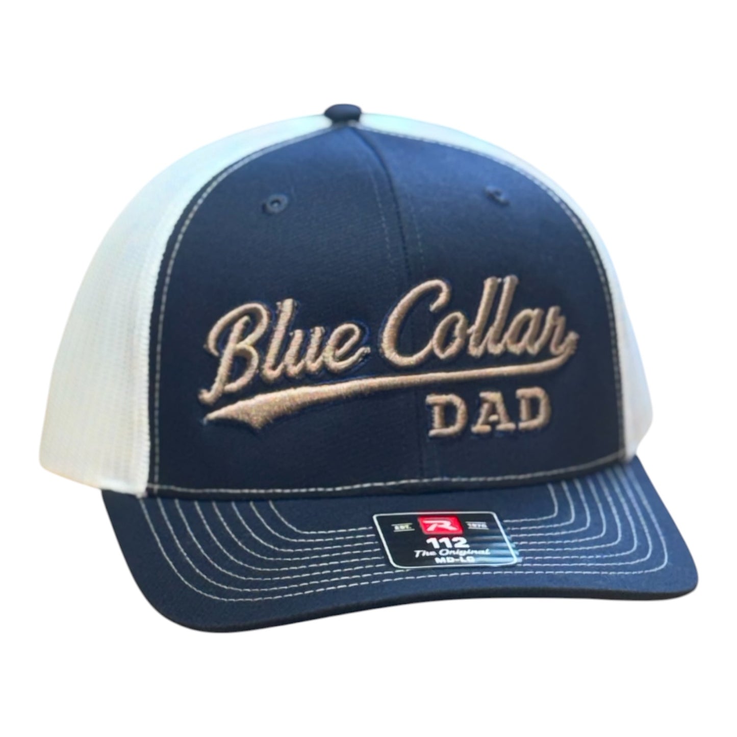3-D "Blue Collar Dad" Richardson 112 Navy/White