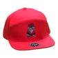 YOUTH GHC's Embroidered "BULLDOG" Zapped Headwear-Osprey/Red