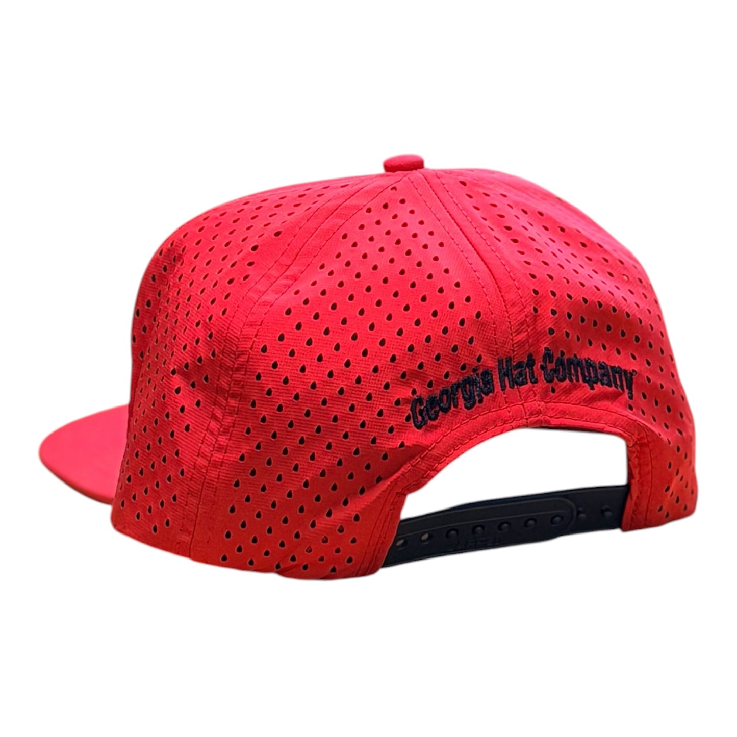 YOUTH GHC's Embroidered "BULLDOG" Zapped Headwear-Osprey/Red