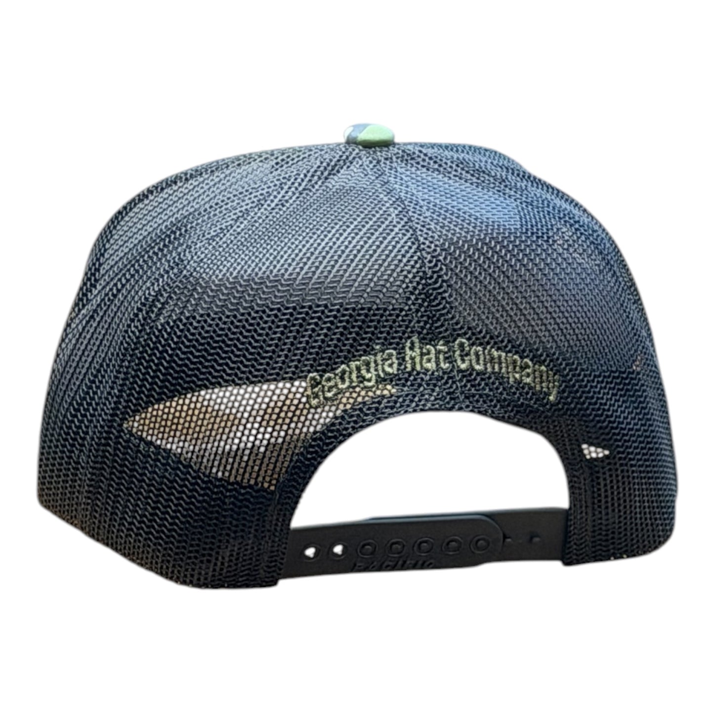 3-D Embroidered GHC Logo in Black P686 Weekender- White/Camo/Black
