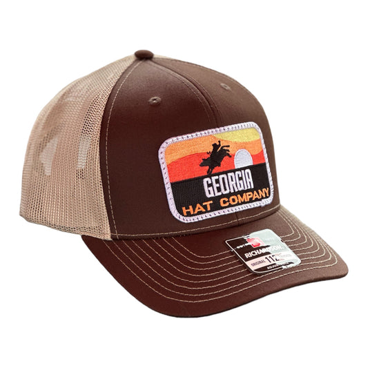Georgia Hat Company’s “Bull Rider” Richardson 112 Chocolate/Khaki